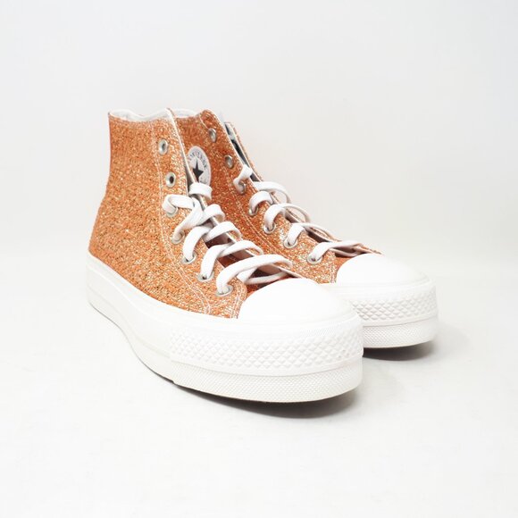 Converse Chuck Taylor All Star Lift Hi Platform Shoe Sneaker Clay Womens US Size - Picture 4 of 12